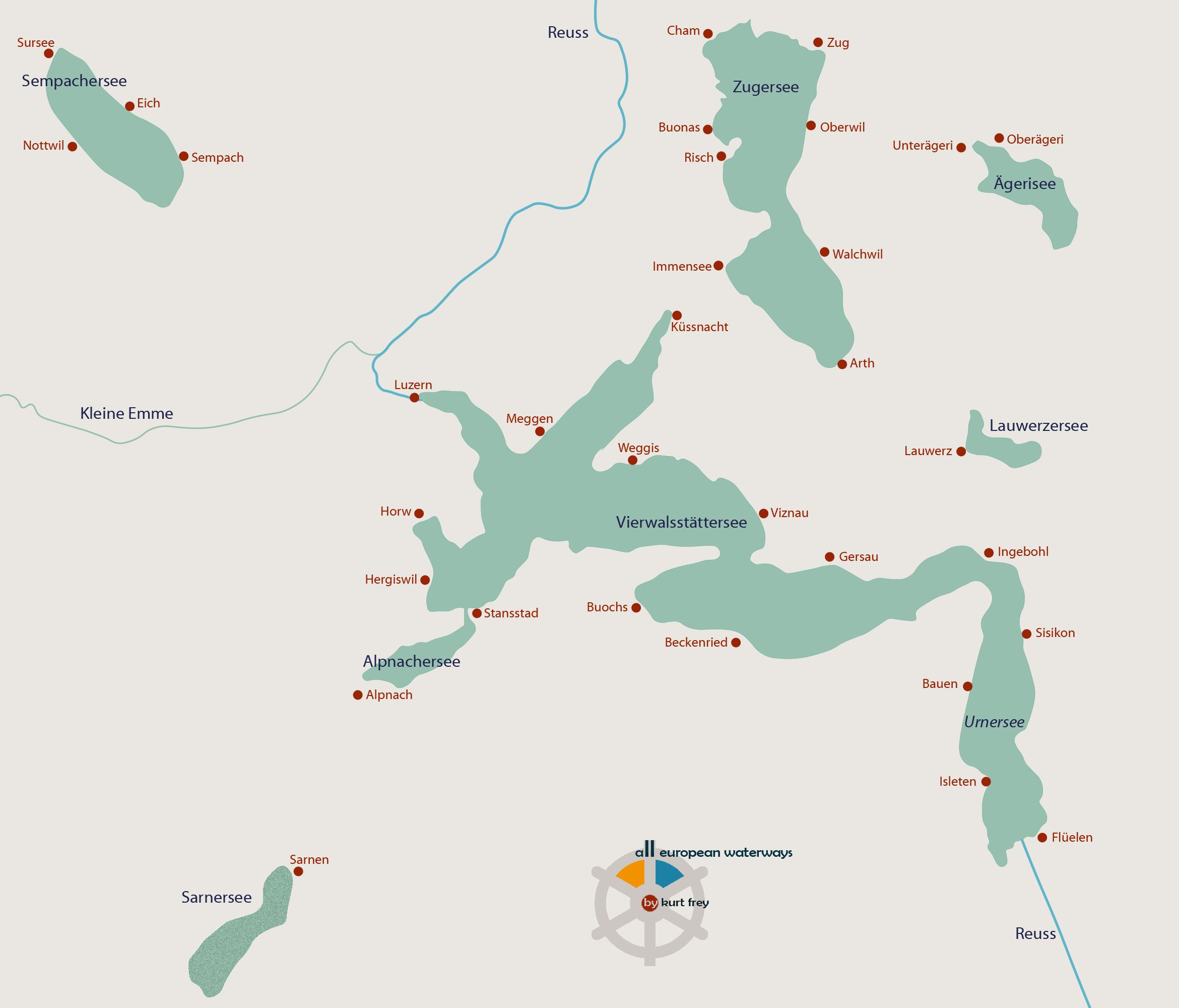 Wasserwege und Bootstourismus auf den Seen und Flüssen der Schweiz: Der